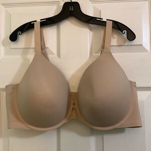 Auden Lightly Lined Full Coverage Underwire Bra Size 44D Nude Color